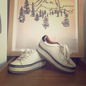 Joie Dabnis Stripe Platform Sneaker